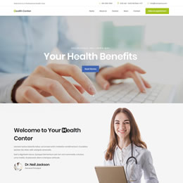 Health Center HTML Template