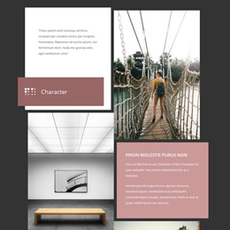 Character HTML Template